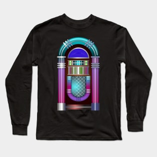 Jukebox Music Retro Vintage Long Sleeve T-Shirt